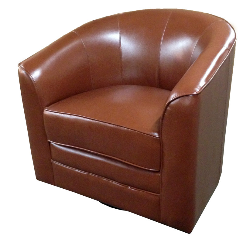 Andover Mills Morefield Swivel Barrel Chair & Reviews Wayfair